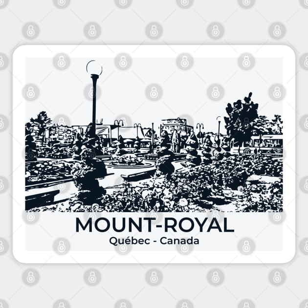 Mount Royal - Québec Magnet by Lakeric